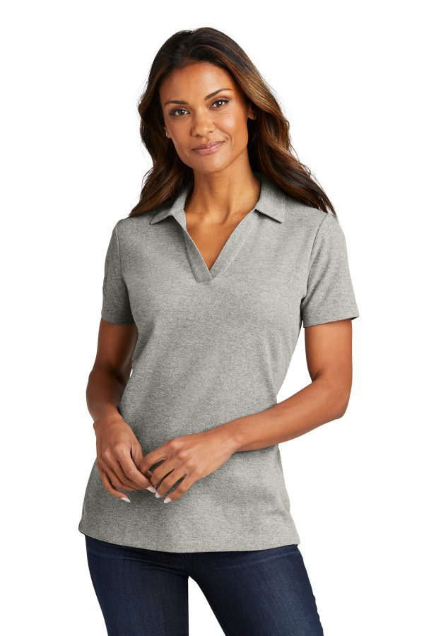 Port Authority Ladies C-FREE Cotton Blend Pique Polo LK867 - Image 3