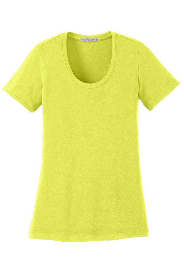 DISCONTINUED Port Authority Ladies Concept Stretch Scoop Tee. LM1006 - Image 3