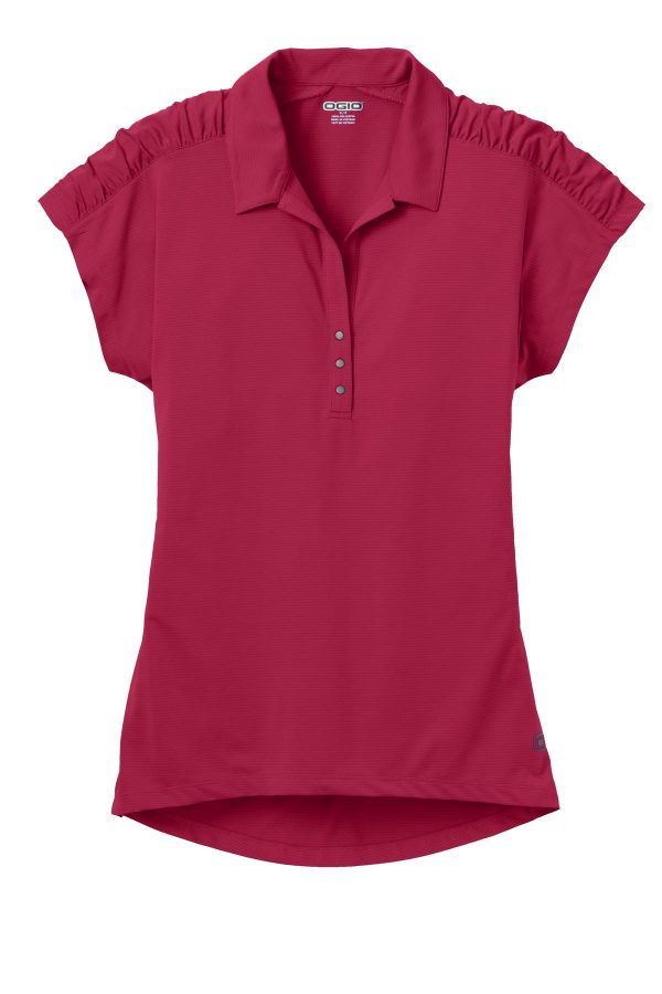 DISCONTINUED OGIO Ladies Linear Polo. LOG1030 - Image 3