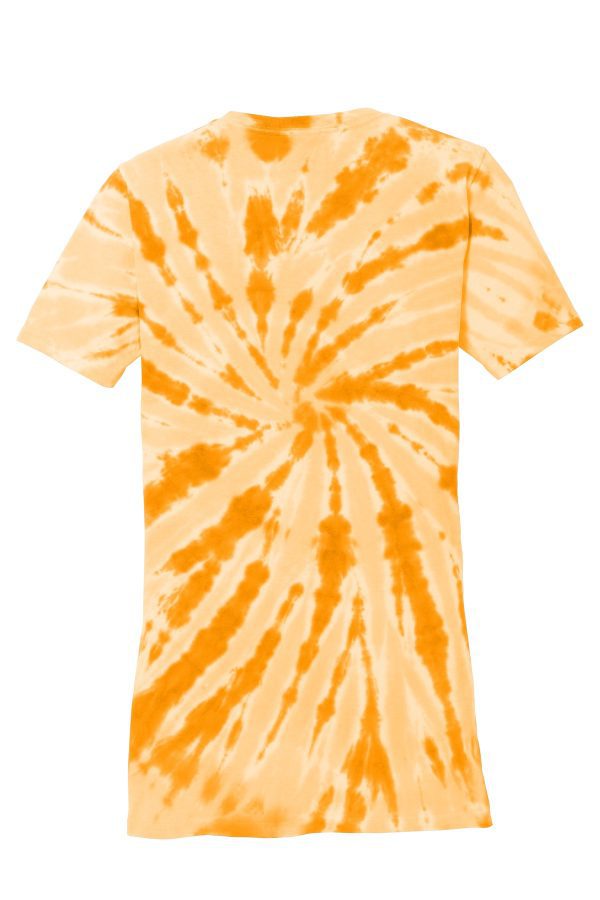 Port & Company Ladies Tie-Dye V-Neck Tee. LPC147V - Image 2