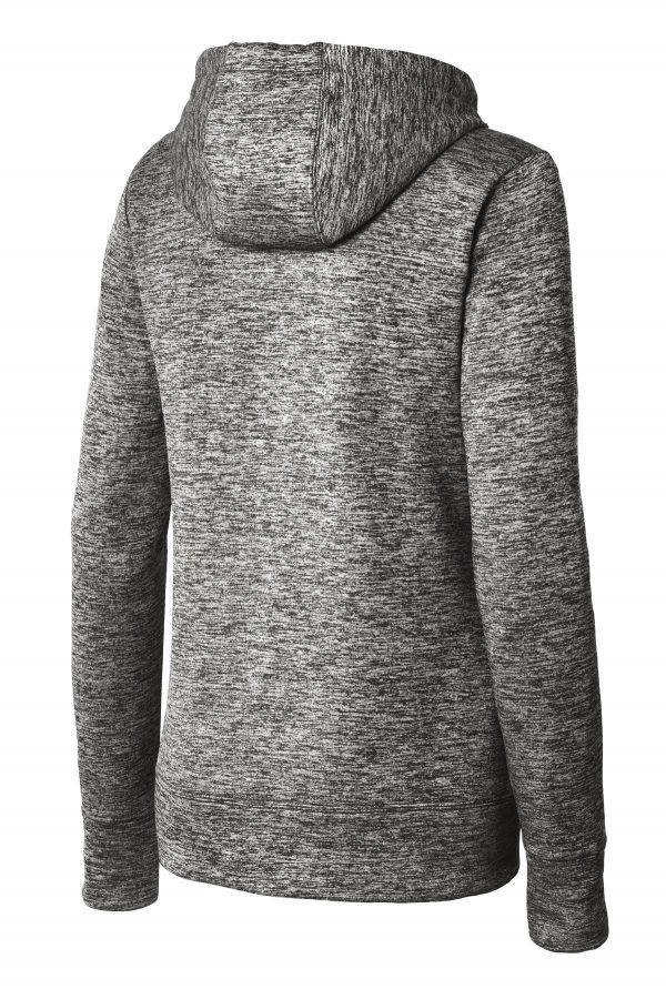 Sport-Tek Ladies PosiCharge Electric Heather Fleece Hooded Pullover. LST225 - Image 2