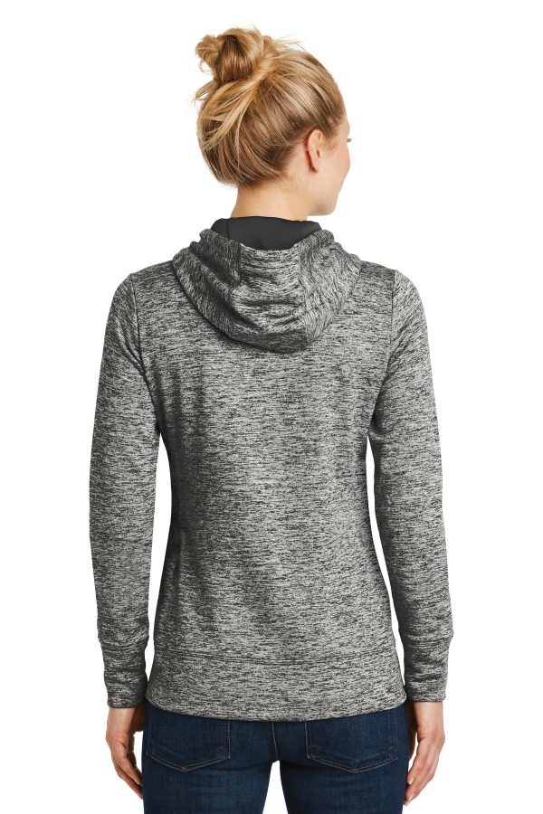 Sport-Tek Ladies PosiCharge Electric Heather Fleece Hooded Pullover. LST225 - Image 4