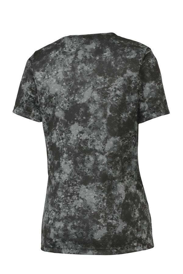 DISCONTINUED Sport-Tek Ladies Mineral Freeze Scoop Neck Tee. LST330 - Image 4