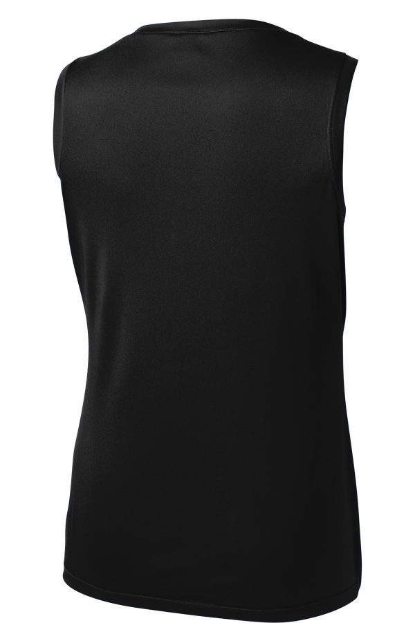 Sport-Tek Ladies Sleeveless PosiCharge Competitor V-Neck Tee. LST352 - Image 2