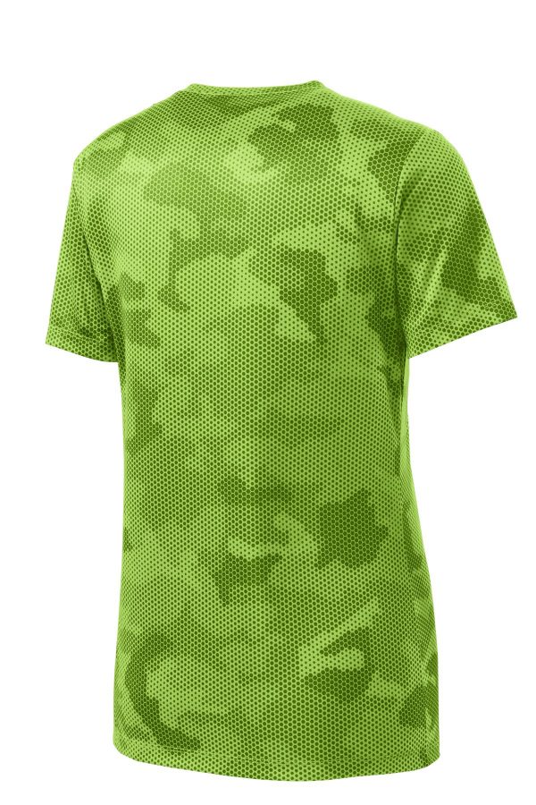 DISCONTINUED Sport-Tek Ladies CamoHex V-Neck Tee. LST370 - Image 4