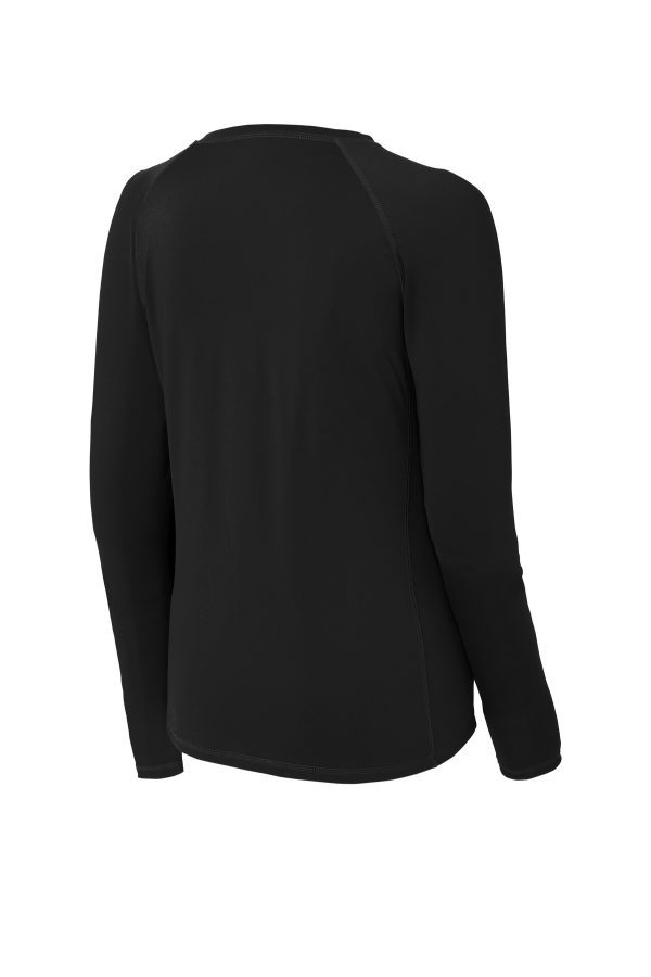 Sport-Tek Ladies Long Sleeve Rashguard Tee. LST470LS - Image 2