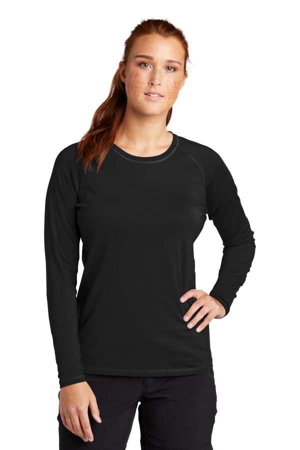 Sport-Tek Ladies Long Sleeve Rashguard Tee. LST470LS - Image 3