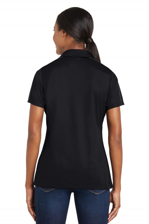 Sport-Tek Ladies Micropique Sport-Wick Piped Polo. LST653 - Image 4