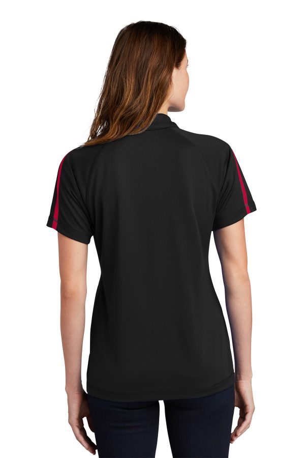 Sport-Tek Ladies PosiCharge Micro-Mesh Colorblock Polo. LST685 - Image 4