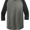 New Era Heritage Blend 3/4-Sleeve Baseball Raglan Tee. NEA104