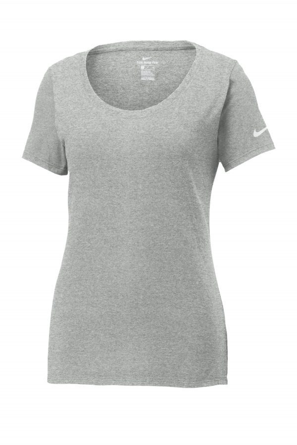 DISCONTINUED Nike Ladies Core Cotton Scoop Neck Tee. NKBQ5236 - Image 3