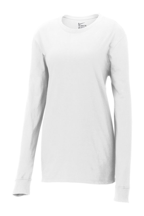 DISCONTINUED Nike Ladies Core Cotton Long Sleeve Tee. NKCD7300 - Image 3