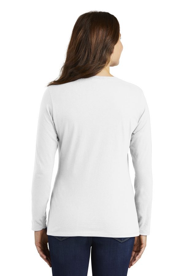 DISCONTINUED Nike Ladies Core Cotton Long Sleeve Tee. NKCD7300 - Image 2