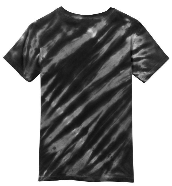 DISCONTINUED Port & Company - Youth Tiger Stripe Tie-Dye Tee. PC148Y - Image 4