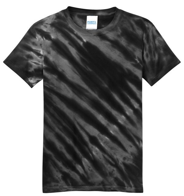 DISCONTINUED Port & Company - Youth Tiger Stripe Tie-Dye Tee. PC148Y - Image 3