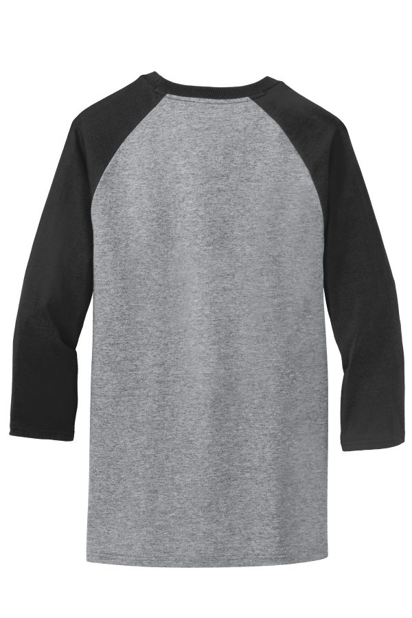 Port & Company® Core Blend 3/4-Sleeve Raglan Tee. PC55RS - Image 2