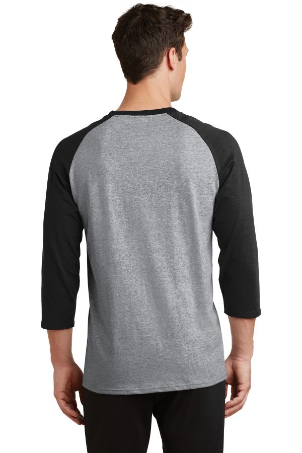 Port & Company® Core Blend 3/4-Sleeve Raglan Tee. PC55RS - Image 4