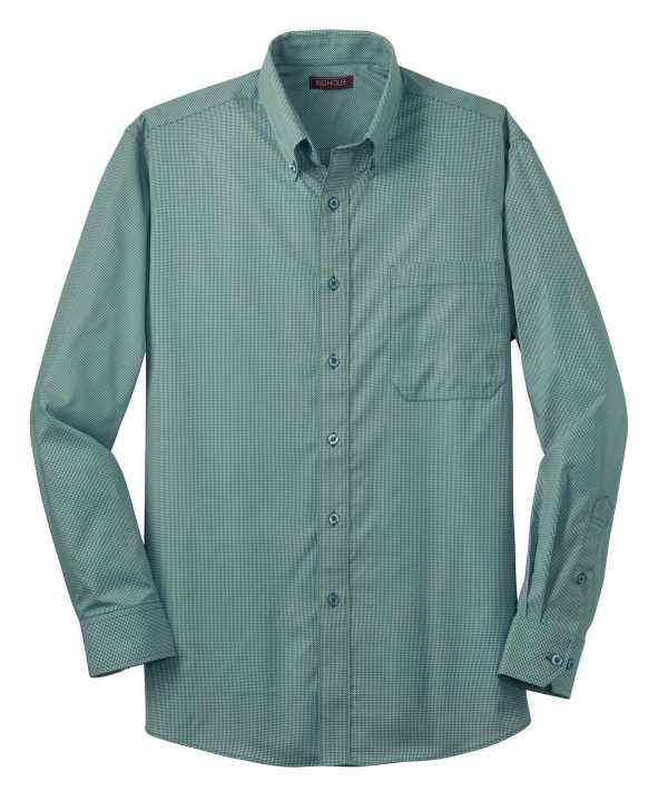 DISCONTINUED Red House - Mini-Check Non-Iron Button-Down Shirt. RH66 - Image 3