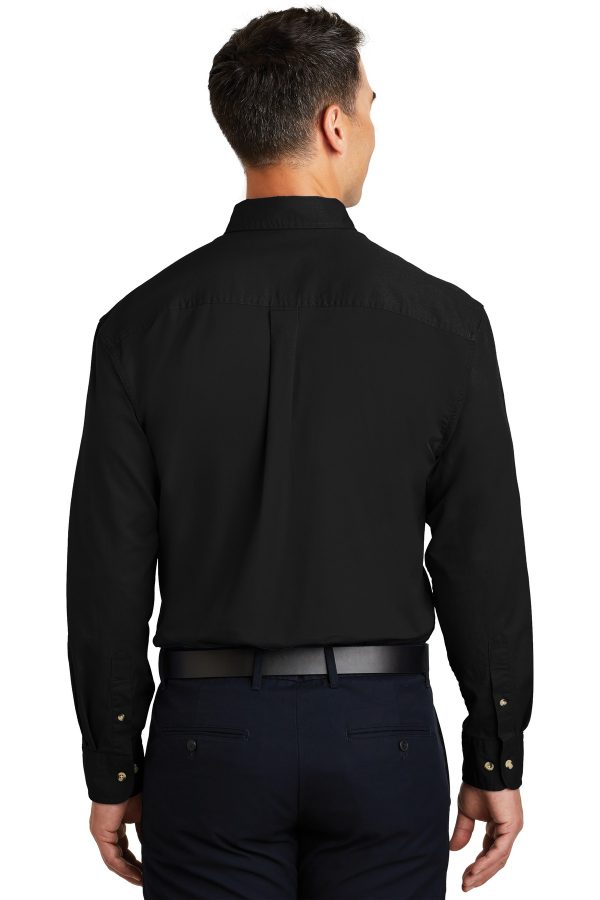 Port Authority Long Sleeve Twill Shirt.  S600T - Image 4