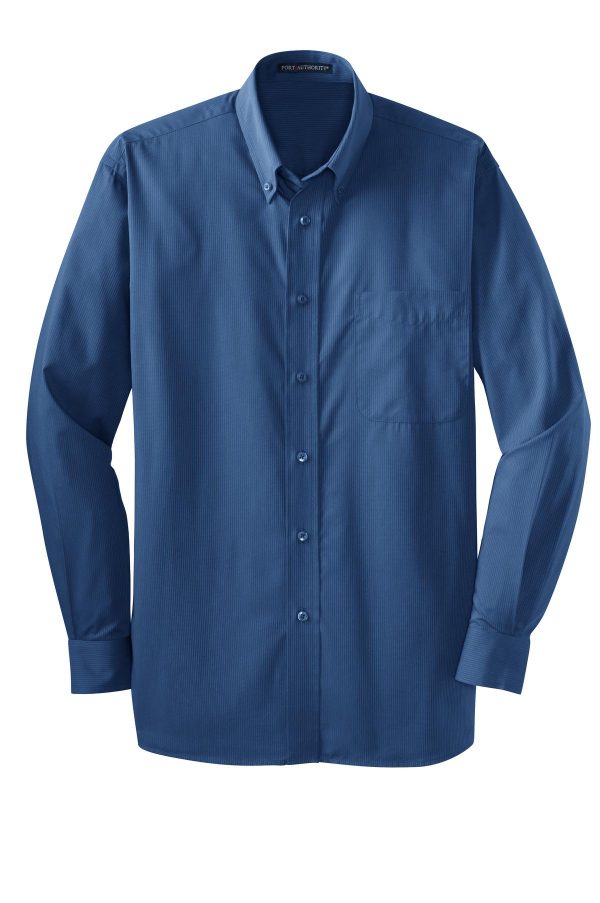 DISCONTINUED Port Authority Tall Tonal Pattern Easy Care Shirt. TLS613 - Image 2