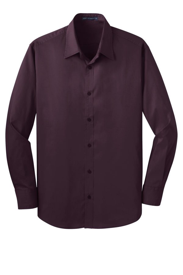 DISCONTINUED Port Authority Stretch Poplin Shirt. S646 - Image 3