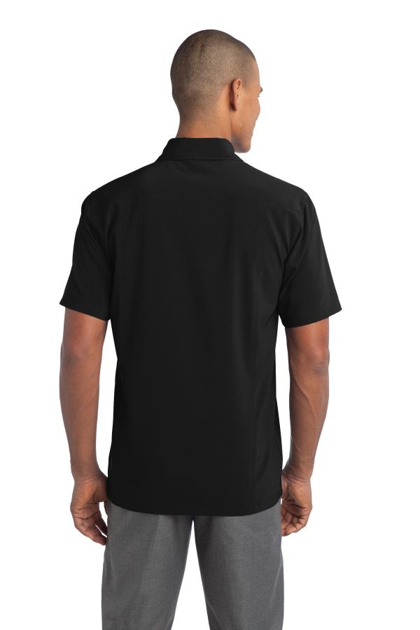 DISCONTINUED Port Authority Ultra Stretch Pocket Polo. S650 - Image 2