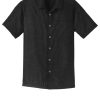 Port Authority® Textured Camp Shirt. S662
