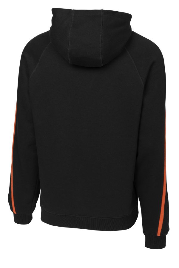 Sport-Tek Sleeve Stripe Pullover Hooded Sweatshirt. ST265 - Image 2