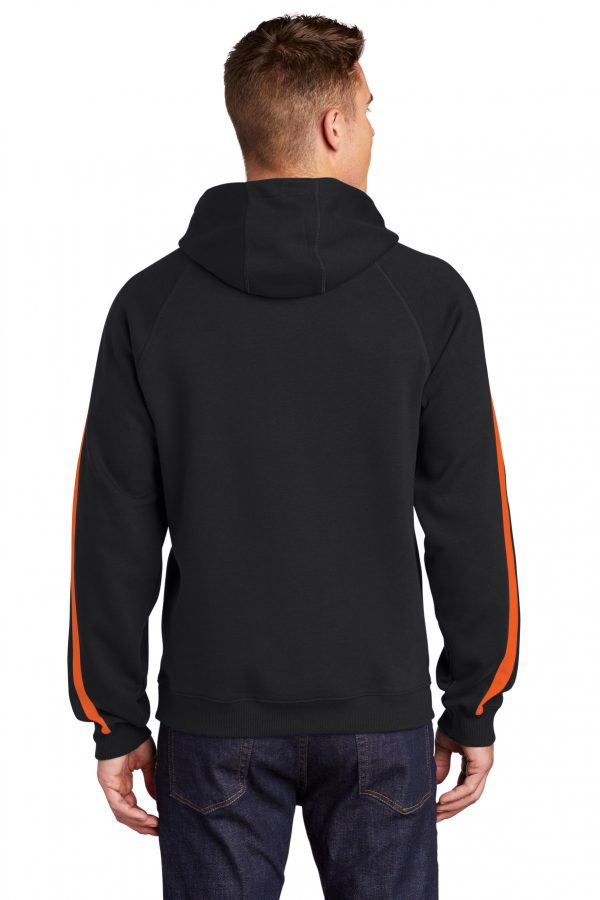 Sport-Tek Sleeve Stripe Pullover Hooded Sweatshirt. ST265 - Image 4