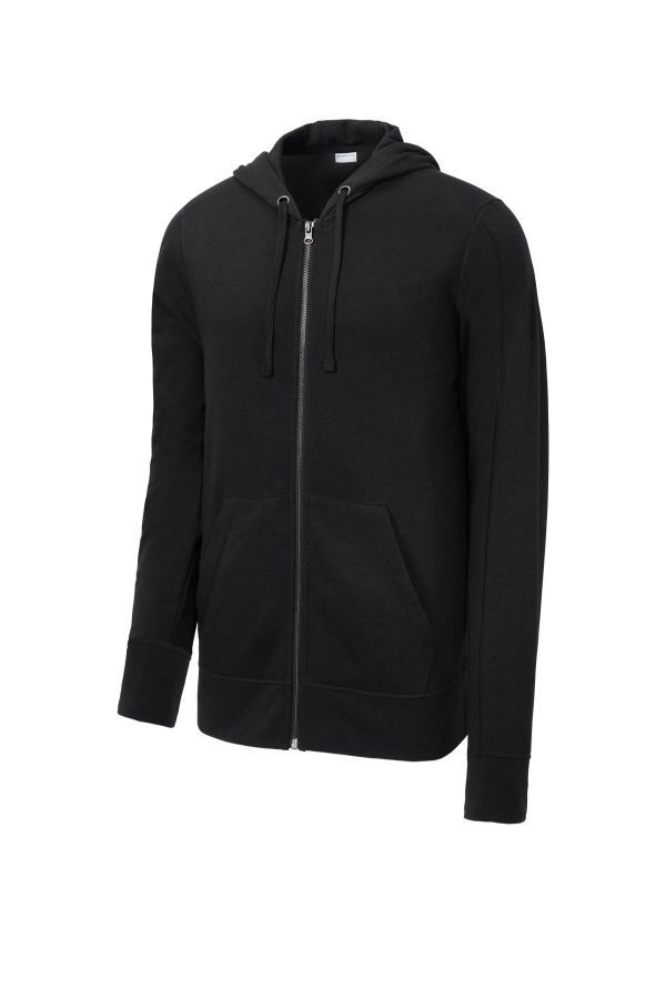 Sport-Tek PosiCharge Tri-Blend Wicking Fleece Full-Zip Hooded Jacket ST293