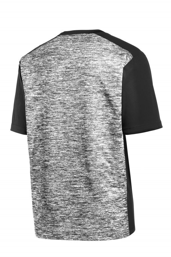 DISCONTINUED Sport-Tek PosiCharge Electric Heather Colorblock Tee. ST395 - Image 4