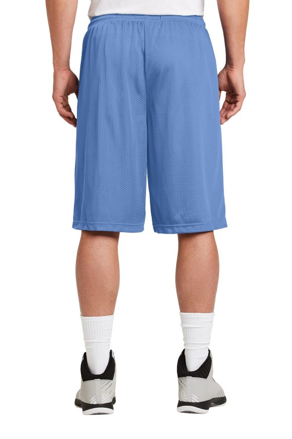 DISCONTINUED Sport-Tek Extra Long PosiCharge Classic Mesh Short. ST511 - Image 2