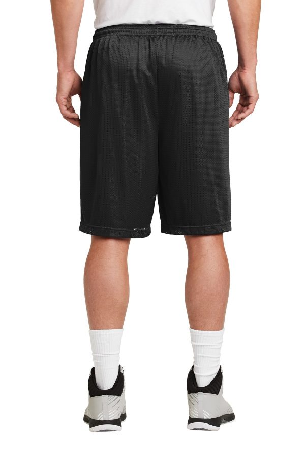 Sport-Tek Long PosiCharge Classic Mesh Short. ST515 - Image 4