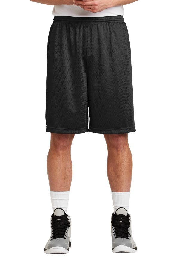 Sport-Tek Long PosiCharge Classic Mesh Short. ST515 - Image 3