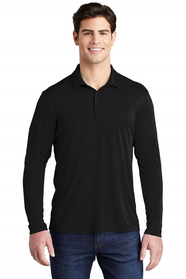 Sport-Tek Posi-UV Pro Long Sleeve Polo. ST520LS - Image 3