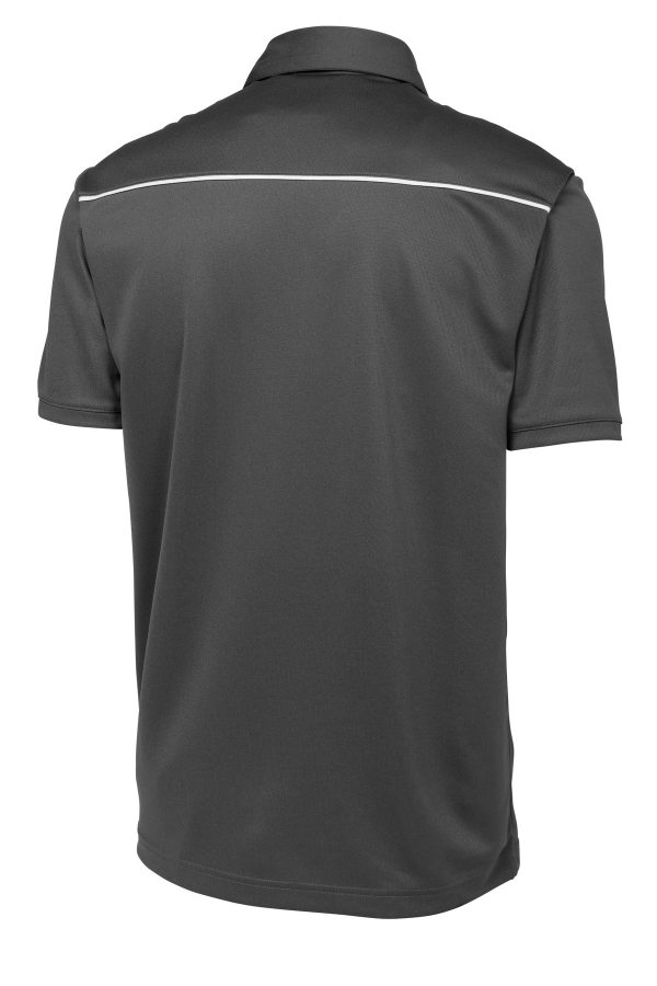 DISCONTINUED Sport-Tek PosiCharge Micro-Mesh Piped Polo. ST686 - Image 4