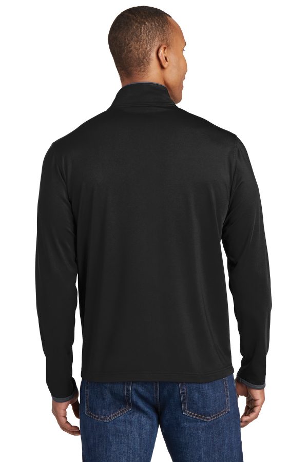 Sport-Tek Sport-Wick Stretch Contrast Full-Zip Jacket. ST853 - Image 4