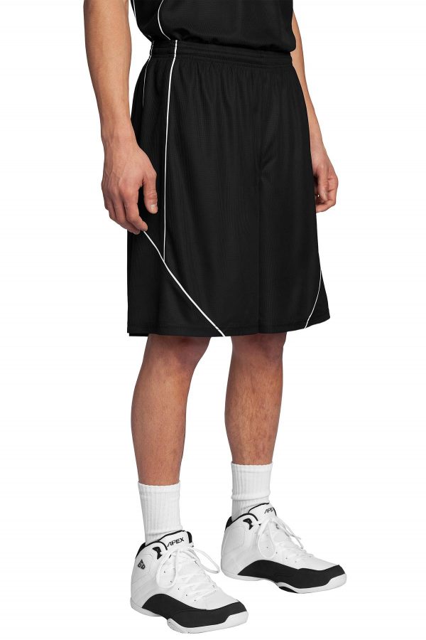 Sport-Tek PosiCharge Mesh Reversible Spliced Short. T565 - Image 3