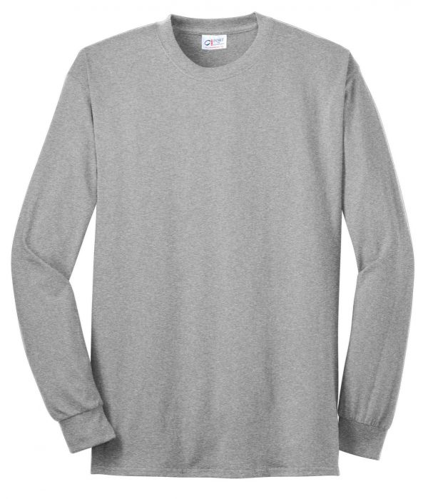 DISCONTINUED Port & Company - Long Sleeve All-American Tee. USA100LS - Image 3