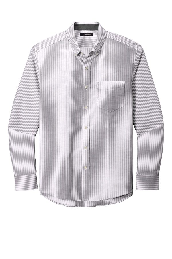 Port Authority  SuperPro  Oxford Stripe Shirt. W657