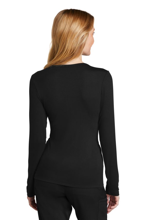 WonderWink Women's Long Sleeve Layer Tee WW4029 - Image 4