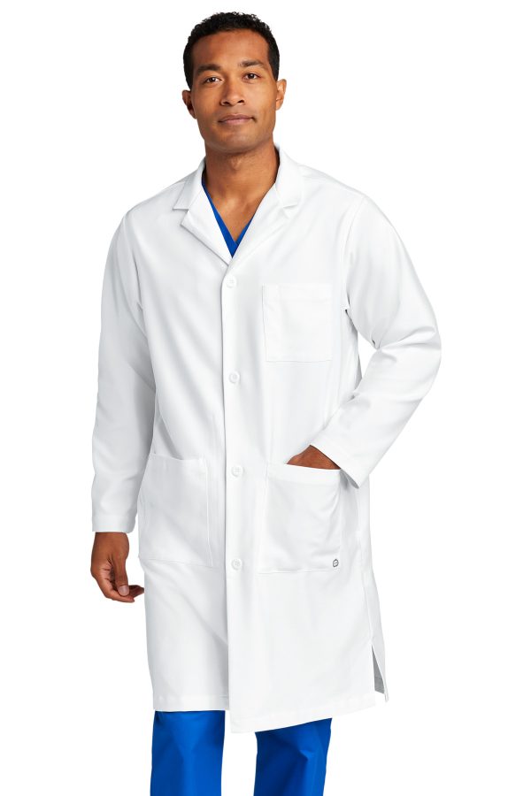 WonderWink Men's Long Lab Coat WW5172 - Image 3