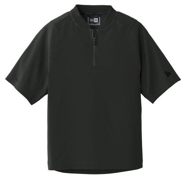 New Era Youth Cage Short Sleeve 1/4-Zip Jacket. YNEA600