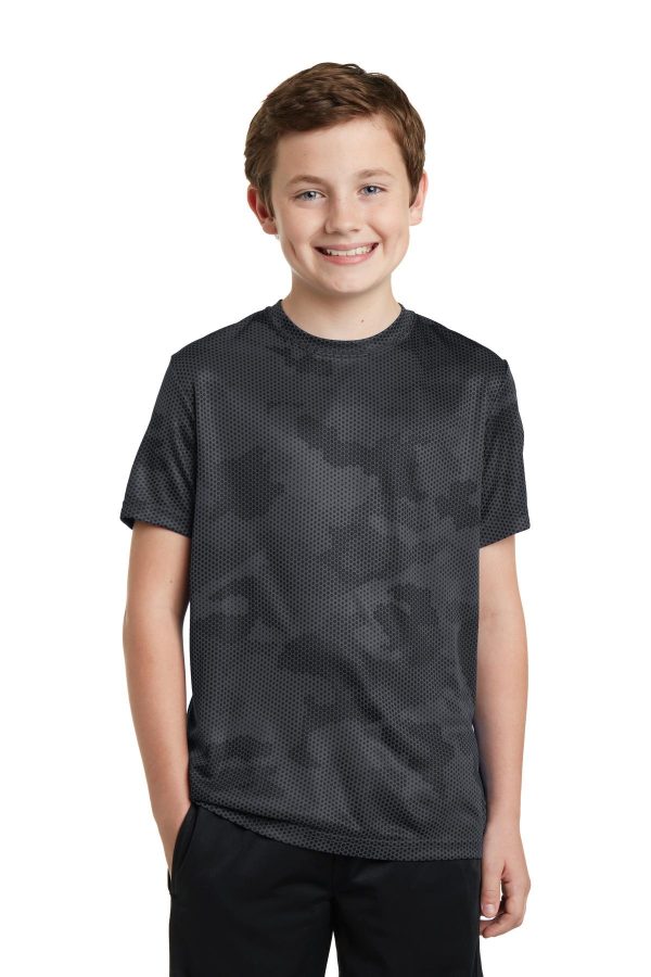 Sport-Tek Youth CamoHex Tee. YST370 - Image 3