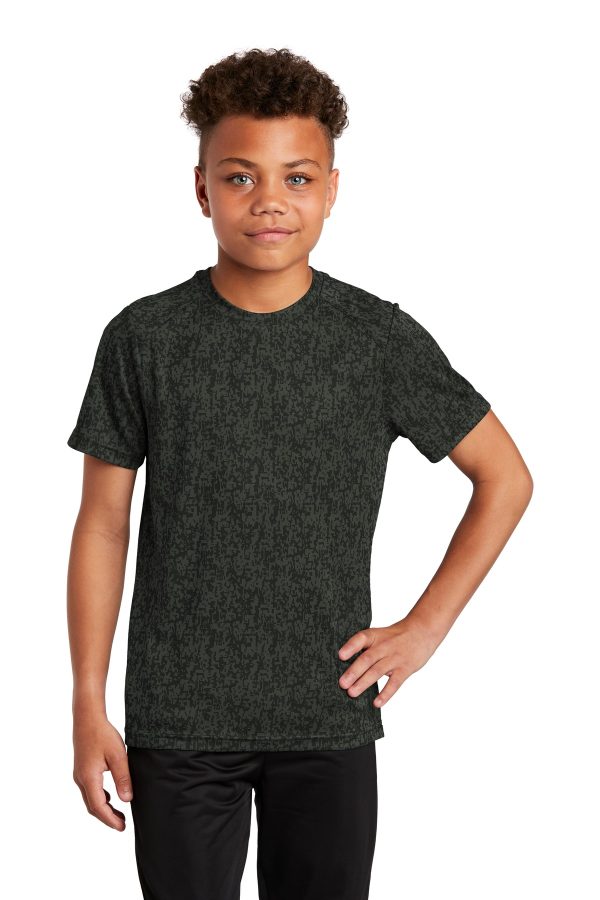 Sport-Tek Youth Digi Camo Tee. YST460 - Image 3