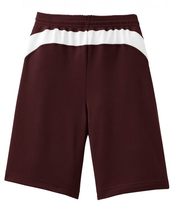 DISCONTINUED Sport-Tek Youth Dry Zone Colorblock Short. YT479 - Image 3