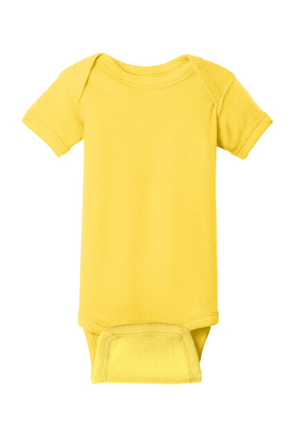 Rabbit Skins™ Infant Short Sleeve Baby Rib Bodysuit. RS4400