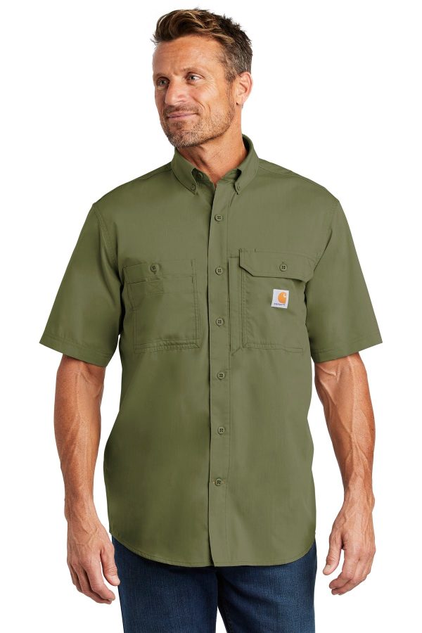 Carhartt Force ® Ridgefield Solid Short Sleeve Shirt. CT102417 - Image 2