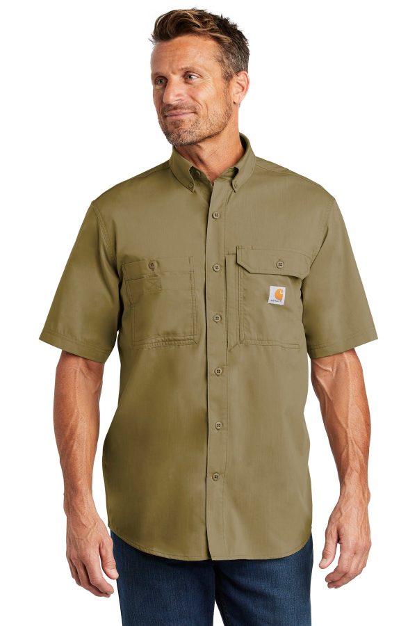 Carhartt Force ® Ridgefield Solid Short Sleeve Shirt. CT102417 - Image 3