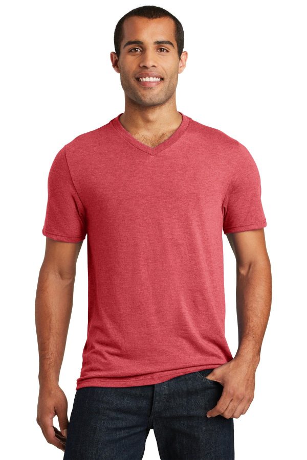 District ®  Perfect Tri® V-Neck Tee. DT1350 - Image 3